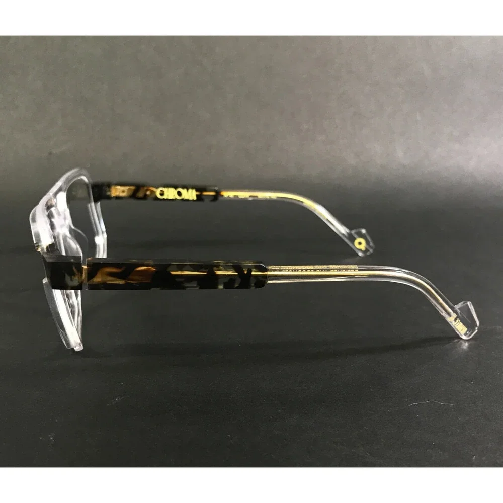 Etnia Barcelona Eyeglasses Frames CHROMA N41 CLHV Clear Havana Brown 53-16-142